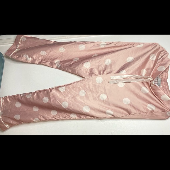 New look print satin pajama set in pink dot…brand new!! - Picture 7 of 8